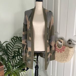 Hollister Camo Cardigan